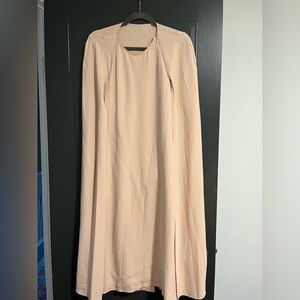 Stella McCartney Cape Dress Dusty Rose